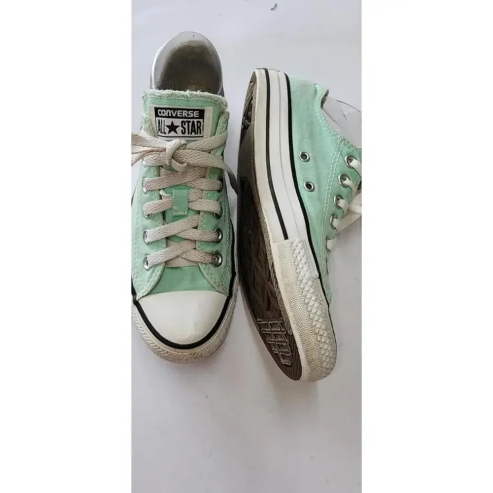 Converse All Star Mint Green Sneakers Mens Size 5, Womens Size 7 Rare Color - Picture 7 of 15